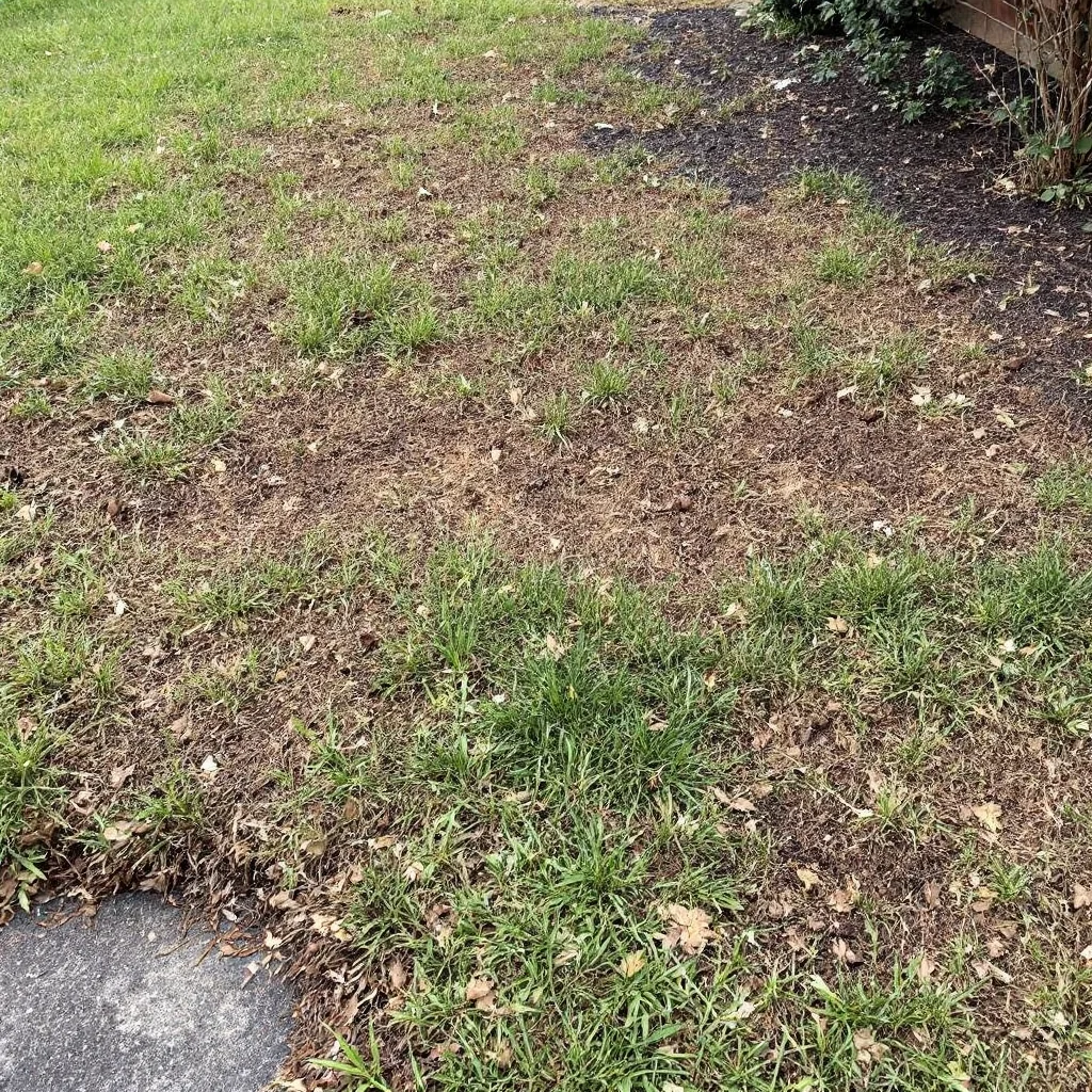 Professional Lawn Care - Before