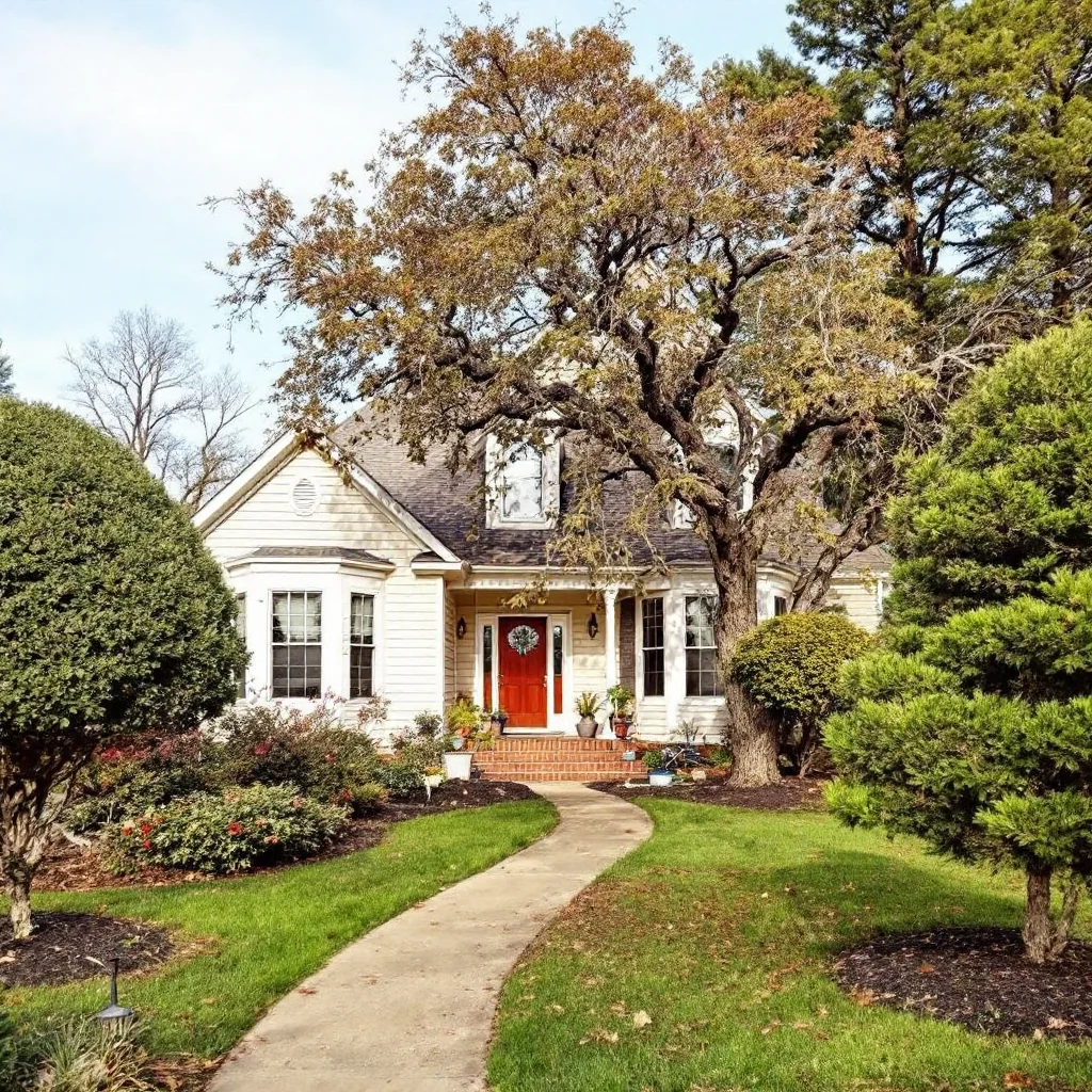 Clean yard after tree removal